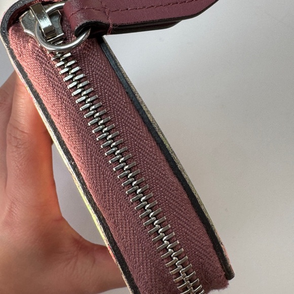 Gucci GG Supreme Monogram Blooms Zip Wallet Multicolor - Picture 8 of 10